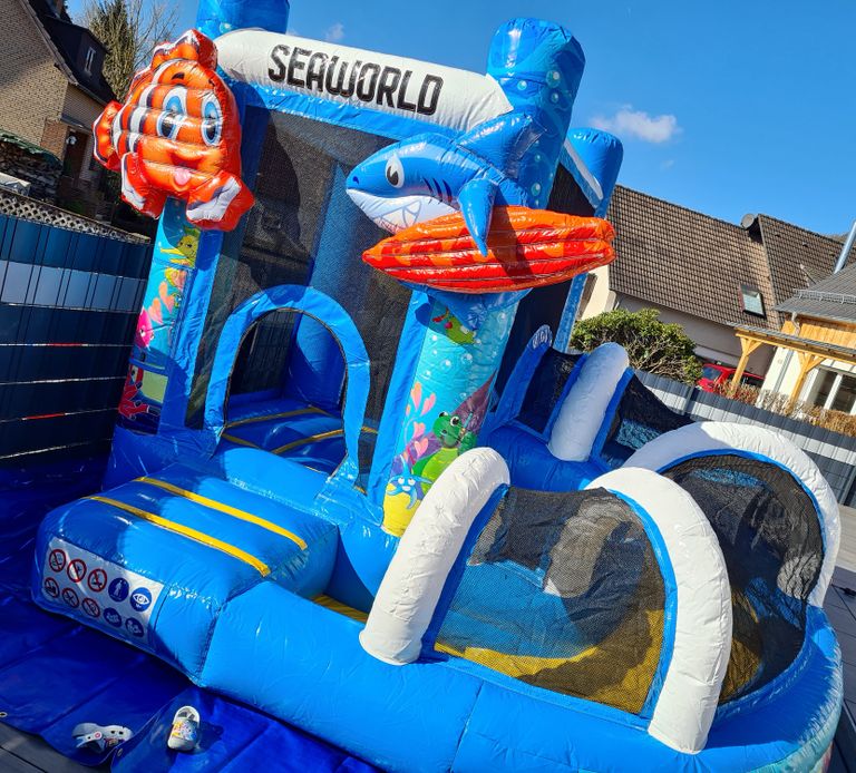 Hüpfburg Nemo Seaworld mieten leihen Windeck Eitorf Ruppichteroth